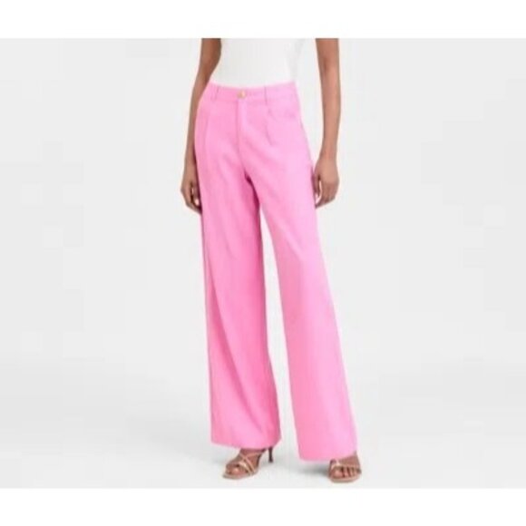 INC International Concepts Pants - I.N.C. International Concepts Linen-Blend Wide-Leg Pants, size 12